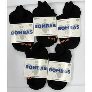 Lot of 5 Bombas Womens Honeycomb Arch Support Socks Low Cut XS X-Small